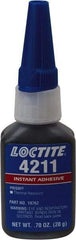 Loctite - 20 Gal Bottle Black Instant Adhesive - 24 hr Full Cure Time - Exact Tool & Supply