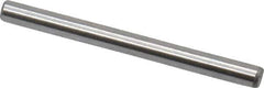Made in USA - 1/16" Diam x 3/4" Pin Length Grade 8 Alloy Steel Standard Dowel Pin - Bright Finish, 1 Beveled & 1 Rounded End - Exact Tool & Supply