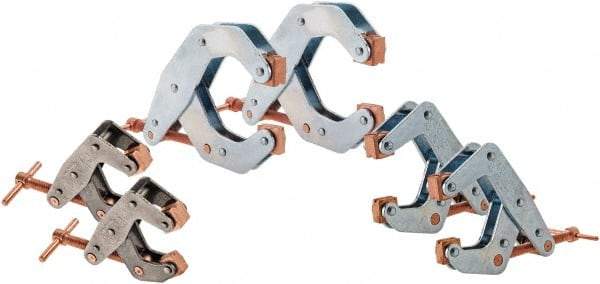 Kant Twist - 6 Piece C-Clamp Set - Includes C-Clamps - Exact Tool & Supply
