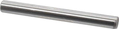 Made in USA - 3/16" Diam x 1-3/4" Pin Length Grade 8 Alloy Steel Standard Dowel Pin - Bright Finish, C 47-58 & C 60 (Surface) Hardness, 4,150 Lb (Single Shear), 8,300 Lb (Double Shear) Breaking Strength, 1 Beveled & 1 Rounded End - Exact Tool & Supply