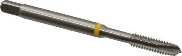Guhring - #8-32 UNC, 3 Flute, Bright Finish, Cobalt Spiral Point Tap - Plug Chamfer, Right Hand Thread, 2.13" OAL, 0.472" Thread Length, 0.168" Shank Diam, 2B Class of Fit, Series 3901 - Exact Tool & Supply