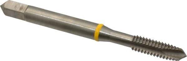 Guhring - #12-24 UNC, 3 Flute, Bright Finish, Cobalt Spiral Point Tap - Plug Chamfer, Right Hand Thread, 2.382" OAL, 0.63" Thread Length, 0.22" Shank Diam, 2B Class of Fit, Series 3901 - Exact Tool & Supply