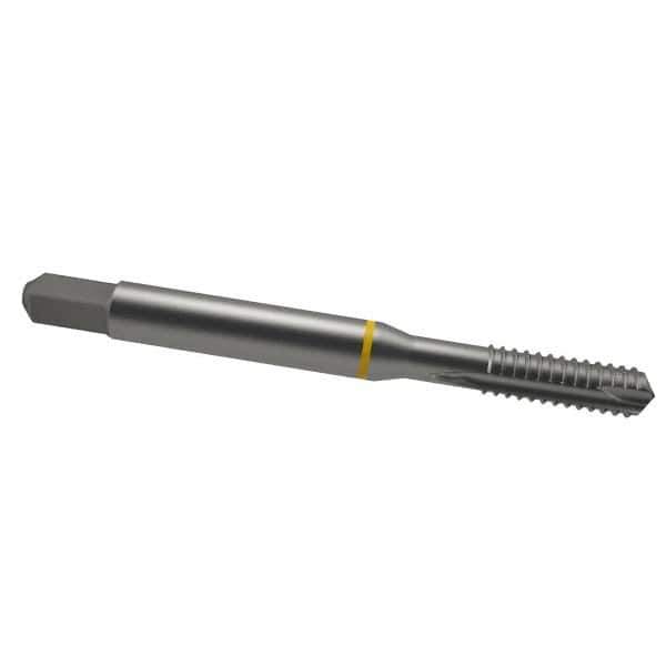 Guhring - 1/4-20 UNC, 3 Flute, Bright Finish, Cobalt Spiral Point Tap - Plug Chamfer, Right Hand Thread, 2-1/2" OAL, 0.63" Thread Length, 0.255" Shank Diam, 2B Class of Fit, Series 3901 - Exact Tool & Supply