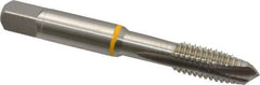 Guhring - 3/8-16 UNC, 3 Flute, Bright Finish, Cobalt Spiral Point Tap - Plug Chamfer, Right Hand Thread, 2.941" OAL, 0.79" Thread Length, 0.381" Shank Diam, 2B Class of Fit, Series 3901 - Exact Tool & Supply