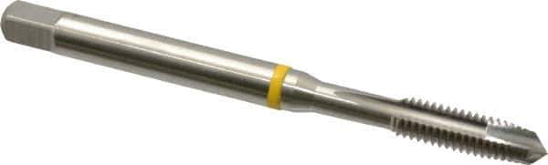 Guhring - #10-32 UNF, 3 Flute, Bright Finish, Cobalt Spiral Point Tap - Plug Chamfer, Right Hand Thread, 2.382" OAL, 0.551" Thread Length, 0.194" Shank Diam, 2B Class of Fit, Series 3902 - Exact Tool & Supply