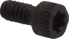 Camcar - #4-40 UNC Torx Plus Drive, Socket Cap Screw - Alloy Steel, Black Oxide Finish, Fully Threaded, 1/4" Length Under Head - Exact Tool & Supply