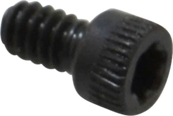 Camcar - #6-32 UNC Torx Plus Drive, Socket Cap Screw - Alloy Steel, Black Oxide Finish, Fully Threaded, 1/4" Length Under Head - Exact Tool & Supply