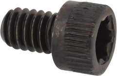 Camcar - #8-32 UNC Torx Plus Drive, Socket Cap Screw - Alloy Steel, Black Oxide Finish, Fully Threaded, 1/4" Length Under Head - Exact Tool & Supply