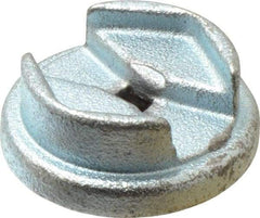Vestil - Zinc-Plated Cast Steel Bung Nut Socket - For Use with 3/4" and 2" Drum Plugs - Exact Tool & Supply