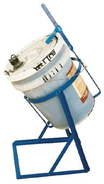 Vestil - 100 Lb Load Capacity, 5 Gal Pail Tipper - 14-5/8" Wide x 32-3/16" High - Exact Tool & Supply