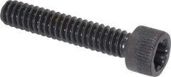 Camcar - #10-24 UNC Torx Plus Drive, Socket Cap Screw - Alloy Steel, Black Oxide Finish, Fully Threaded, 1" Length Under Head - Exact Tool & Supply