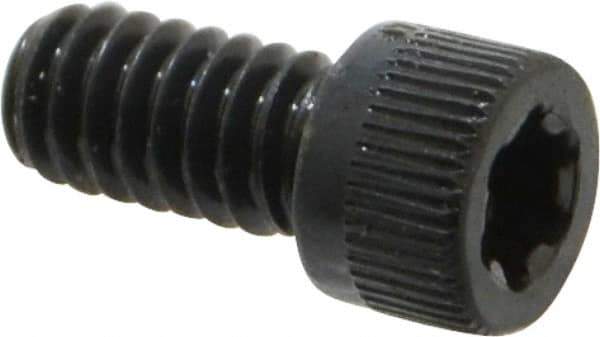 Camcar - 1/4-20 UNC Torx Plus Drive, Socket Cap Screw - Alloy Steel, Black Oxide Finish, Fully Threaded, 1/2" Length Under Head - Exact Tool & Supply