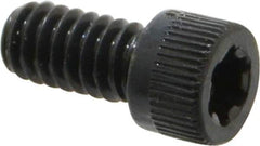 Camcar - 1/4-20 UNC Torx Plus Drive, Socket Cap Screw - Alloy Steel, Black Oxide Finish, Fully Threaded, 1/2" Length Under Head - Exact Tool & Supply