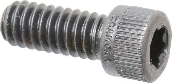 Camcar - 1/4-20 UNC Torx Plus Drive, Socket Cap Screw - Alloy Steel, Black Oxide Finish, Fully Threaded, 5/8" Length Under Head - Exact Tool & Supply
