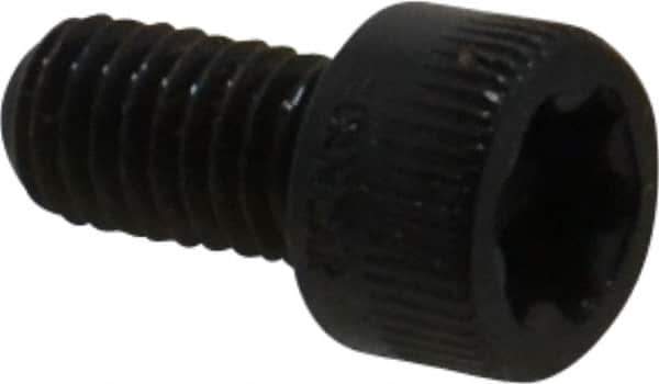Camcar - #10-32 UNF Torx Plus Drive, Socket Cap Screw - Alloy Steel, Black Oxide Finish, Fully Threaded, 3/8" Length Under Head - Exact Tool & Supply
