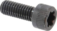 Camcar - #10-32 UNF Torx Plus Drive, Socket Cap Screw - Alloy Steel, Black Oxide Finish, Fully Threaded, 1/2" Length Under Head - Exact Tool & Supply