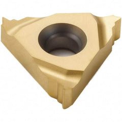 Seco - 16NL Internal Left Hand ISO Laydown Threading Insert - Grade CP500, TiAlN/TiN Coated Carbide - Exact Tool & Supply