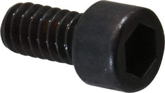 Made in USA - #2-56 UNC Hex Socket Drive, Socket Cap Screw - Alloy Steel, Black Oxide Finish, Fully Threaded, 3/16" Length Under Head - Exact Tool & Supply