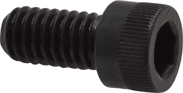 Made in USA - 5/16-18 UNC Hex Socket Drive, Socket Cap Screw - Alloy Steel, Black Oxide Finish, Fully Threaded, 5/8" Length Under Head - Exact Tool & Supply