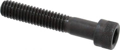 Made in USA - 5/16-18 UNC Hex Socket Drive, Socket Cap Screw - Alloy Steel, Black Oxide Finish, Partially Threaded, 1-3/4" Length Under Head - Exact Tool & Supply