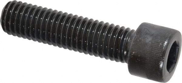 Made in USA - 1/2-13 UNC Hex Socket Drive, Socket Cap Screw - Alloy Steel, Black Oxide Finish, Fully Threaded, 2" Length Under Head - Exact Tool & Supply