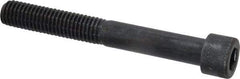 Made in USA - 1/2-13 UNC Hex Socket Drive, Socket Cap Screw - Alloy Steel, Black Oxide Finish, Partially Threaded, 4" Length Under Head - Exact Tool & Supply