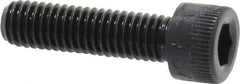 Made in USA - #10-32 UNF Hex Socket Drive, Socket Cap Screw - Alloy Steel, Black Oxide Finish, Fully Threaded, 3/4" Length Under Head - Exact Tool & Supply