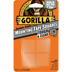 Gorilla Clear Mounting Tape Squares - Exact Tool & Supply