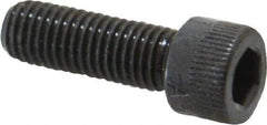 Made in USA - 1/4-28 UNF Hex Socket Drive, Socket Cap Screw - Alloy Steel, Black Oxide Finish, Fully Threaded, 3/4" Length Under Head - Exact Tool & Supply