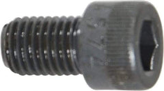Made in USA - 5/16-24 UNF Hex Socket Drive, Socket Cap Screw - Alloy Steel, Black Oxide Finish, Fully Threaded, 1/2" Length Under Head - Exact Tool & Supply