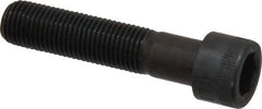 Made in USA - 3/8-24 UNF Hex Socket Drive, Socket Cap Screw - Alloy Steel, Black Oxide Finish, Partially Threaded, 1-3/4" Length Under Head - Exact Tool & Supply