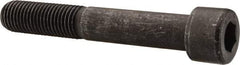 Made in USA - 3/8-24 UNF Hex Socket Drive, Socket Cap Screw - Alloy Steel, Black Oxide Finish, Partially Threaded, 2-1/4" Length Under Head - Exact Tool & Supply