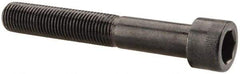 Made in USA - 3/8-24 UNF Hex Socket Drive, Socket Cap Screw - Alloy Steel, Black Oxide Finish, Partially Threaded, 2-1/2" Length Under Head - Exact Tool & Supply