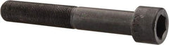 Made in USA - 3/8-24 UNF Hex Socket Drive, Socket Cap Screw - Alloy Steel, Black Oxide Finish, Partially Threaded, 3" Length Under Head - Exact Tool & Supply