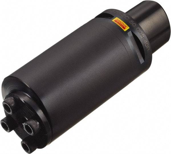 Sandvik Coromant - C5;40 System Size, Modular Tool Holding System Adapter - 2-7/8" Projection, 50mm Body Diam, 103mm OAL, Through Coolant - Exact Tool & Supply
