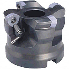 Tungaloy - 3" Cut Diam, 1" Arbor Hole, Indexable High-Feed Face Mill - Exact Tool & Supply
