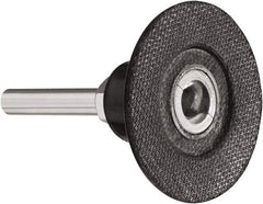 DeWALT - 3" Diam Quick-Change Disc Backing Pad - 1/4" Shank Diam, 20,000 RPM, Roloc Compatible - Exact Tool & Supply