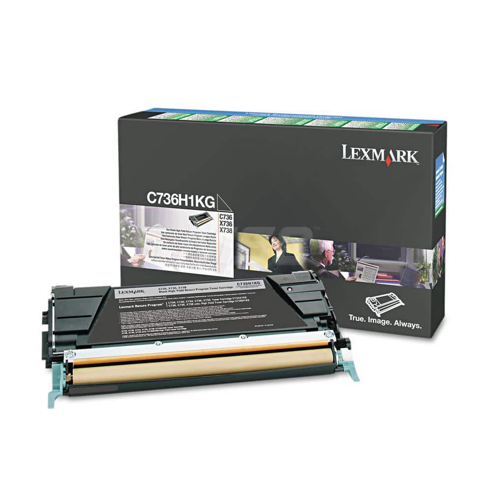 Lexmark - Office Machine Supplies & Accessories; Office Machine/Equipment Accessory Type: Toner Cartridge ; For Use With: Lexmark X736de; X738de; X738dte ; Color: Black - Exact Tool & Supply