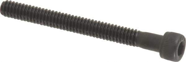 Value Collection - #5-40 UNC Hex Socket Drive, Socket Cap Screw - Alloy Steel, Black Oxide Finish, Partially Threaded, 1-1/4" Length Under Head - Exact Tool & Supply