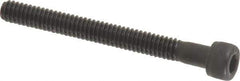 Value Collection - #5-40 UNC Hex Socket Drive, Socket Cap Screw - Alloy Steel, Black Oxide Finish, Partially Threaded, 1-1/4" Length Under Head - Exact Tool & Supply