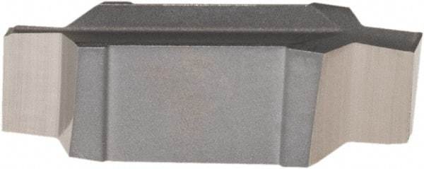 Iscar - 104000GIP Grade IC20, 1.04mm Cutting Width Carbide Grooving Insert - 2mm Max Depth of Cut, Neutral, Uncoated - Exact Tool & Supply