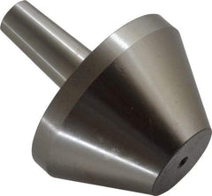 Riten - 4MT Taper, 1 to 2-1/4" Point Diam, Hardened Tool Steel Lathe Bull Nose Point - 1-9/16" OAL - Exact Tool & Supply