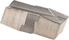 Iscar - 478E055GIP Grade IC20, 4.78mm Cutting Width Carbide Grooving Insert - 13mm Max Depth of Cut, Neutral, 0.55mm Corner Radius, Uncoated - Exact Tool & Supply
