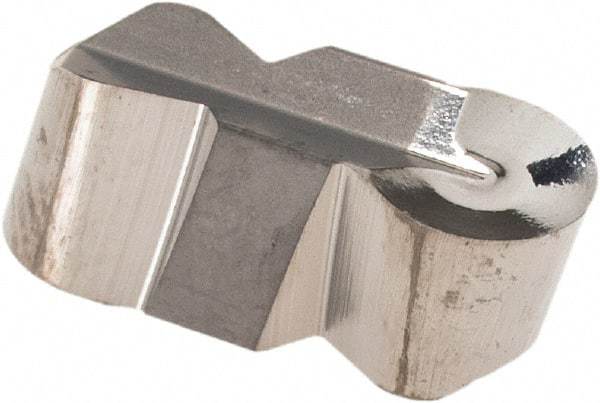Iscar - 600300GIPA Grade IC20, 6mm Cutting Width Carbide Grooving Insert - 3mm Max Depth of Cut, Neutral, 3mm Corner Radius, Uncoated - Exact Tool & Supply