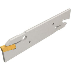 Iscar - 4.4 to 6.4mm Groove Width, 20mm Max Depth of Cut, Neutral Cut, CGHN Indexable Grooving Blade - Multiple Insert Styles, Series Cut Grip - Exact Tool & Supply