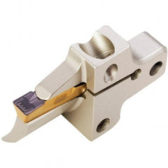 Iscar - Right Hand Cut, 8mm Insert Width, Cutoff & Grooving Support Blade for Indexables - 23mm Max Depth of Cut - Exact Tool & Supply