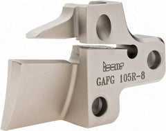 Iscar - Right Hand Cut, 8mm Insert Width, Cutoff & Grooving Support Blade for Indexables - 25mm Max Depth of Cut - Exact Tool & Supply