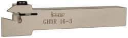 Iscar - Right Hand Cut, GI.., GPV.., TIP.. Insert, Indexable Cutoff Toolholder - 9mm Max Depth of Cut, 16mm Shank Width, 16mm Shank Height, 110mm OAL - Exact Tool & Supply