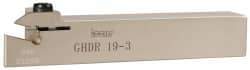Iscar - Right Hand Cut, GI.., GPV.., TIP.. Insert, Indexable Cutoff Toolholder - 0.36" Max Depth of Cut, 3/4" Shank Width, 3/4" Shank Height, 4-1/2" OAL - Exact Tool & Supply