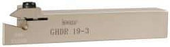 Iscar - Right Hand Cut, GI.., GPV.., TIP.. Insert, Indexable Cutoff Toolholder - 0.36" Max Depth of Cut, 3/4" Shank Width, 3/4" Shank Height, 4-1/2" OAL - Exact Tool & Supply